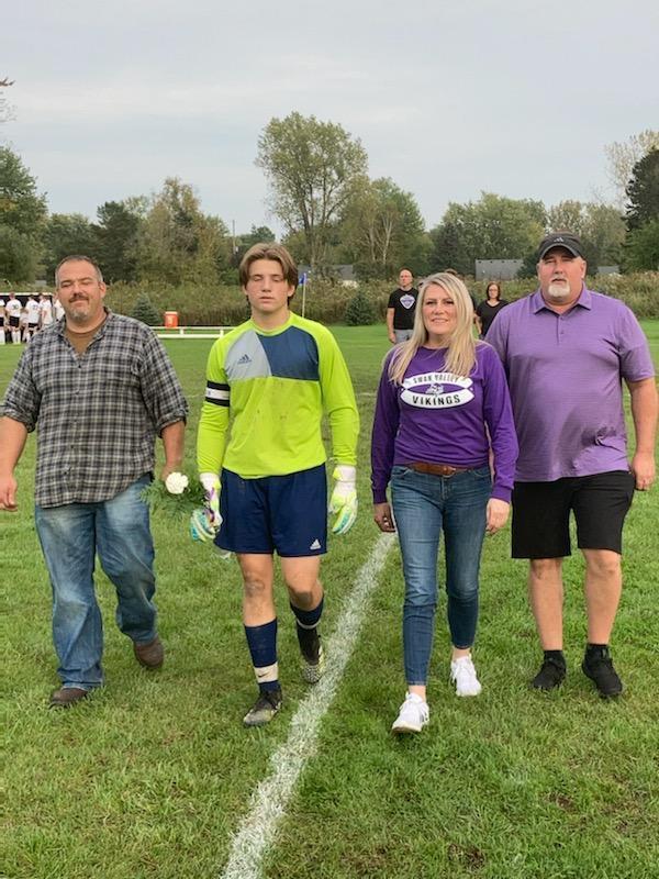 Varsity Boys Soccer Parent Senior Night