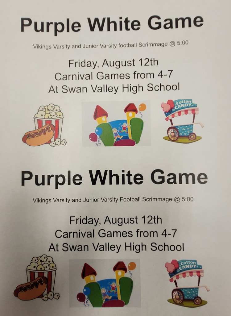 Purple White Game Flyer